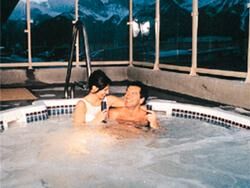 Whirlpool at Chateau Canmore Quality Resort