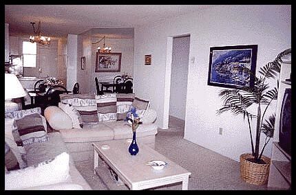 Top of the Beach Condominiums - Unit Living Area