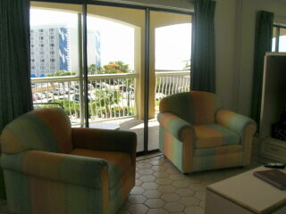 Coral Reef Beach Resort - Unit Living Area
