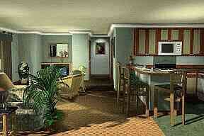 Wyndham Kona Hawaiian Resort - Unit Living Area