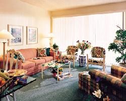 Hilton Head Accommodations - Unit Living Area
