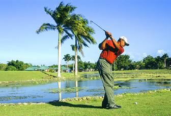 Golfing