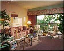 Living Room at Marriott's Harbour Point at Shelter Cove