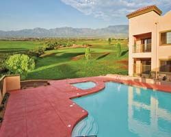 Pool overlooking Golf Course