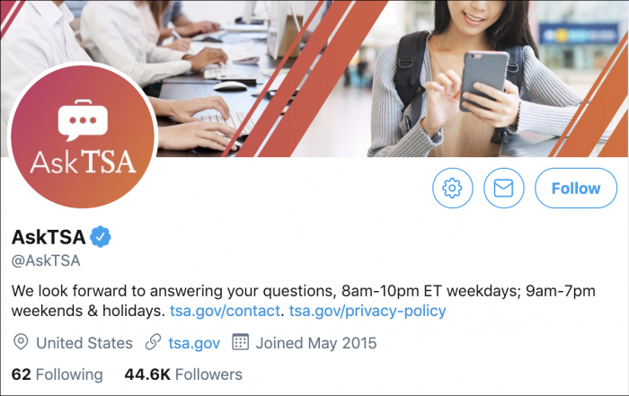 Twitter AskTSA government shutdown 2019